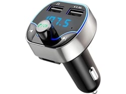 Transmissor Fm Bluetooth Yizhood T24 Multimas Portas Negro