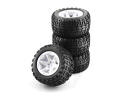White A4pcs Remote Control Car Tire Connector 12mm Suitable For Mjx Hbx Wltoys 1/12 1/14 1/16 Rc Car Parts