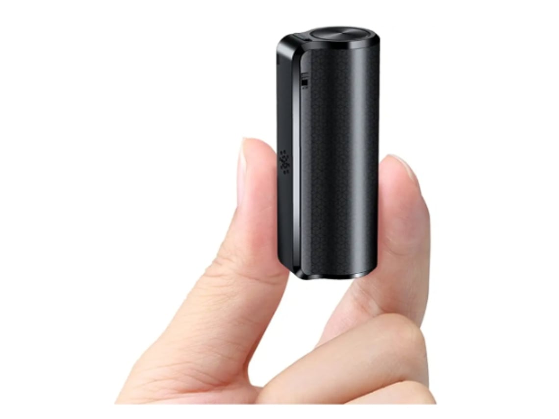Grabadora de voz de 16 GB, grabadora de voz digital HD activada, ideal para reuniones, entrevistas, clases y conferencias. Yizhood (negra).
