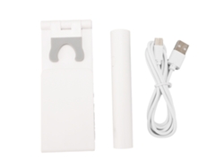 Kkml-lâmpada De Unhas Portátil Mini De Mão Recarregável Usb Com 2 Temporizadores Secador Rápido Para Esmaltes Em Gel Branco