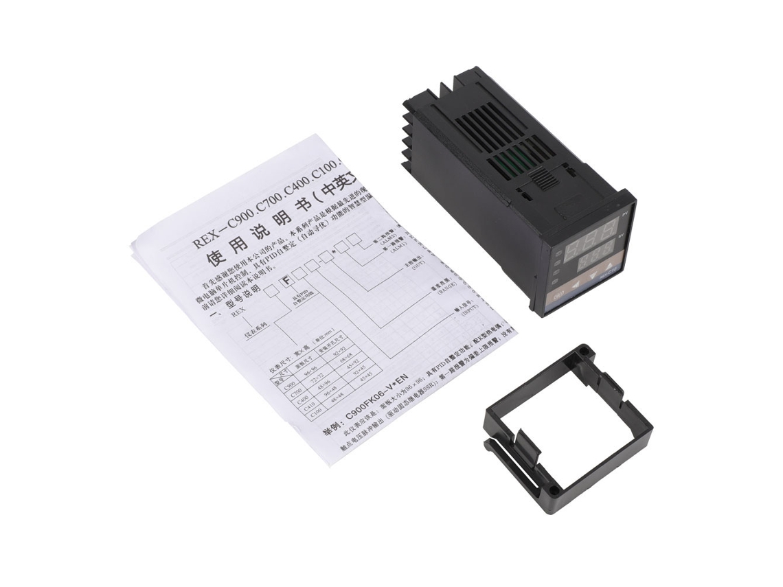 Controlador de temperatura Rex-c10fk02-m*an con salida de relé, 0-400 ℃, 220 V CA