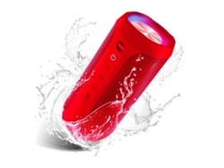 Altavoz Bluetooth portátil Altavoces inalámbricos Ipx7 a prueba de agua 20W Interruptor más fuerte Emparejamiento Bluetooth Rojo YEMAESRE