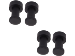 Juego de soportes de 4 piezas, práctico para el baño.