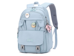2026-mochila Linjou Para Mujer Impermeable Con Compartimento Para Portátil Y Diseño Antirrobo (azul)