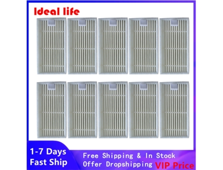 Reemplazo de filtro 10X para Robot aspirador Medion Md 18318, filtros, Robot aspirador, barredora doméstica, herramienta de limpieza