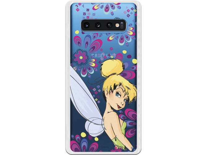 Carcasa Samsung Galaxy S10+ DISNEY Campanilla Flores Multicolor