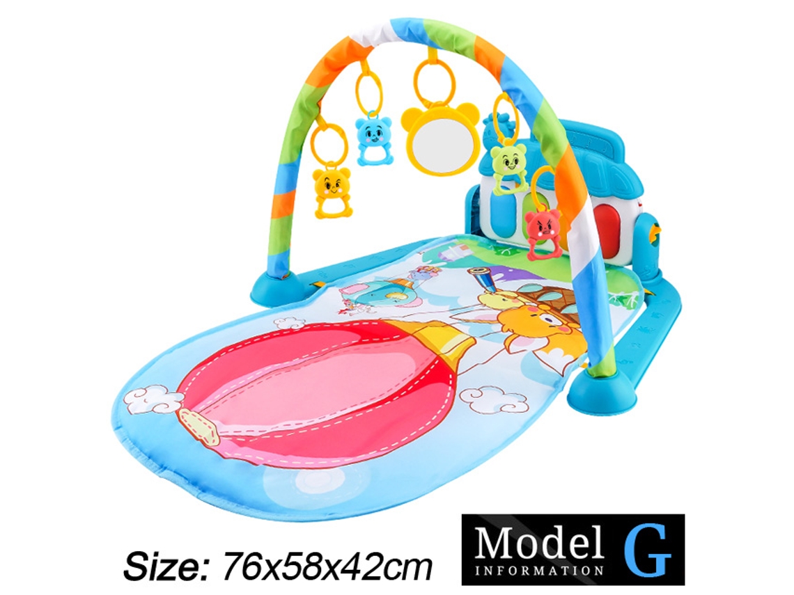 Gimnasio Musical Alfombra De Actividad Con Piano Pedal Para Bebés 0 36 Meses, Juguete Educativo Aeuzwr