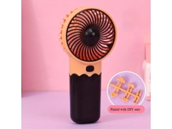 Este Ventilador Portátil, Ligero Y Compacto, Funciona Con Pilas. Su Diseño Moderno Y Elegante Lo Hace Ideal Para Oficinas Al Aire Libre.
