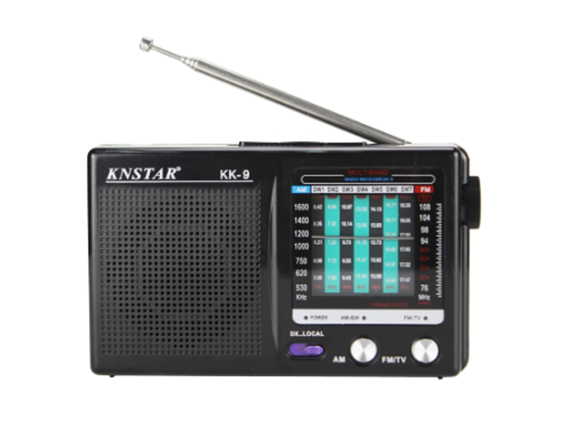 (kk9 Negro) Radio Portátil Bc-r119