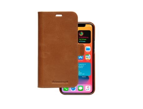 Funda Folio para iPhone 12 Pro Max DBRAMANTE1928 Piel Marrón