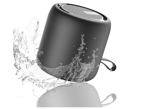 Altavoz portátil Cancelamento Graves Ruído Uso VEANXIN Bluetooth Negro