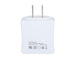 Cargador De Viaje Usb (doble Puerto Universal, Carga Inteligente)
