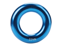 Anillo Redondo De Aluminio Para Rappel Con Tensión Perfecta, Aleación De Aluminio Para Escalada, Azul.