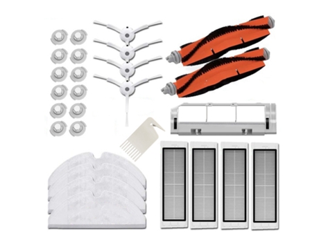 Accesorios para aspiradora Xiaomi Roborock S50 S51 S55 S5 S6 S60, piezas de limpiador lavable, cepillo lateral de filtro Hepa, cepillo principal