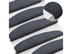 Maison Exclusive - Alfombras Autoadhesivas Para Escaleras Semicircular 15 Pcs