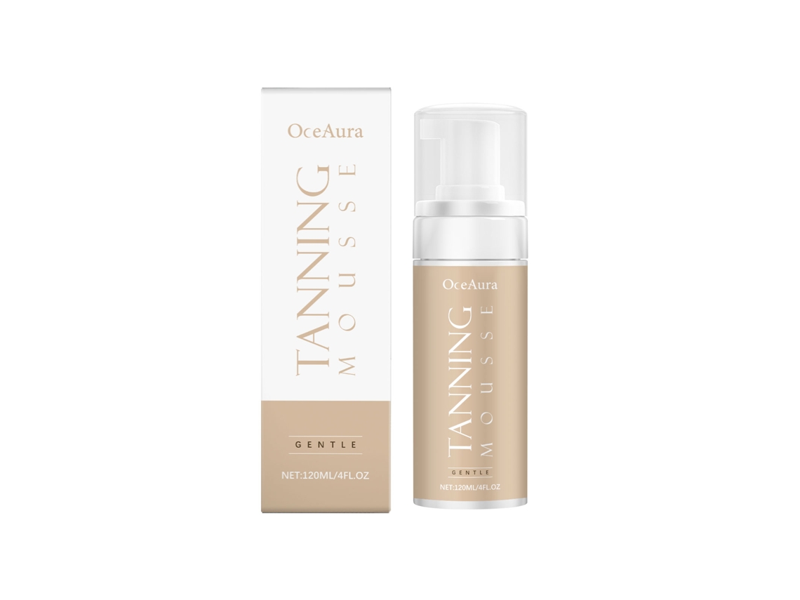 Mousse autobronceadora nutritiva para la piel