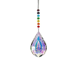 Cristales Feng Shui para atrapasol de ventana grande Ab Drop Prism H