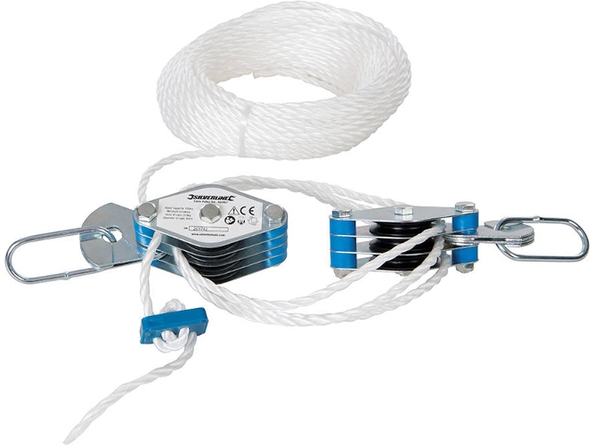 Conjunto de Poleas SILVERLINE 633957 - 10 piezas