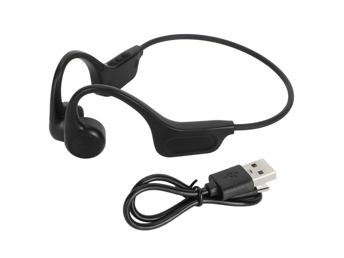 Auriculares Bluetooth 5.3 De Conducción Ósea, Resistentes Al Agua Ip56, Diseño De Oído Abierto Para Correr Y Andar En Bicicleta.