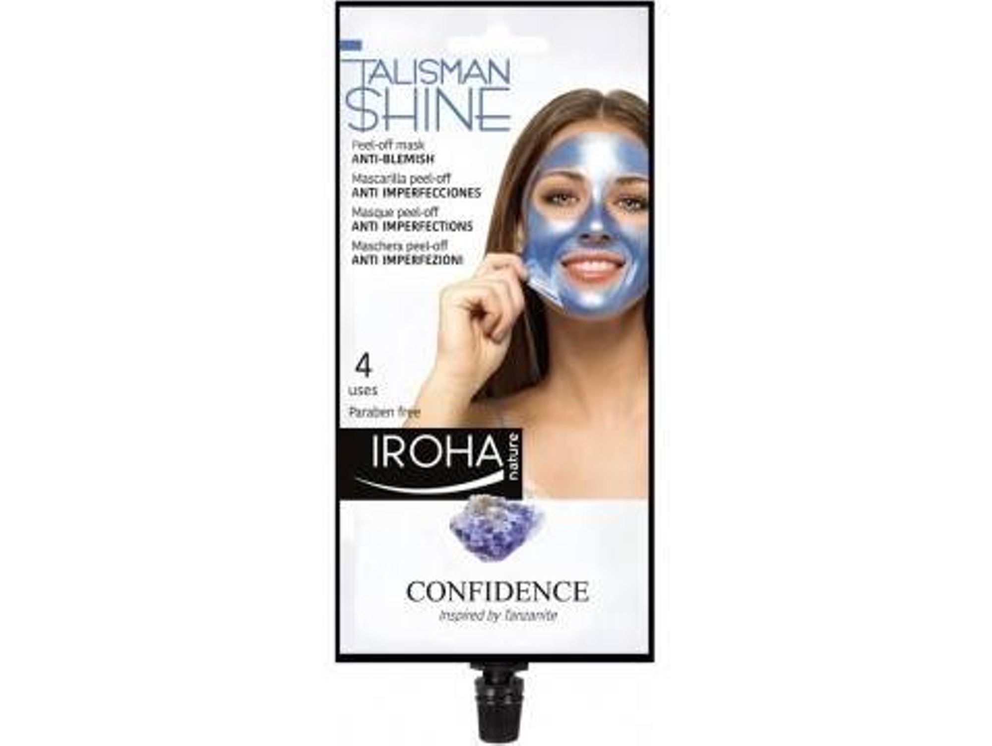 Mascarilla Facial IROHA NATURE Talisman Shine Confidence Deep Cleanser Peel Off (25 ml)