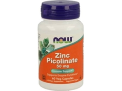 Suplemento Alimentar NOW Picolinato De Zinc (60 Cápsulas)
