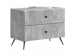 Maison Exclusive - Armario De Noche Con Cajón Gris Hormigón 62 X 34,5 X 47,5 Cm