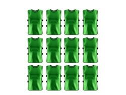 Yncm-12 Piezas De Camisetas Transpirables Para Adultos Para Entrenamiento De Fútbol Y Deportes Al Aire Libre, Color Verde