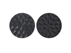 Juego de 2 soportes para sartenes de silicona NEVEANCE