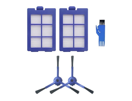 5pc para eufy robovac x8 series escova lateral híbrida lavável filtro hepa