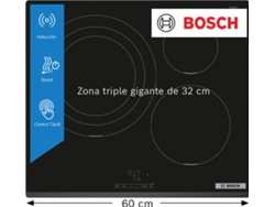 Placa de Inducción BOSCH PID631BB5E (Eléctrica - 59.2 cm - Negro)
