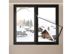 Kits De Aislamiento Reutilizables Para Ventanas, Lámina Aislante Ventanas Contra El Frío Y Calor, Térmica F...