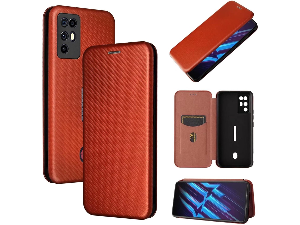 Protector de Pantalla Zte Fina Fibra Teste Queda para Nubia Red Magic 6R HONGWE. Rojo