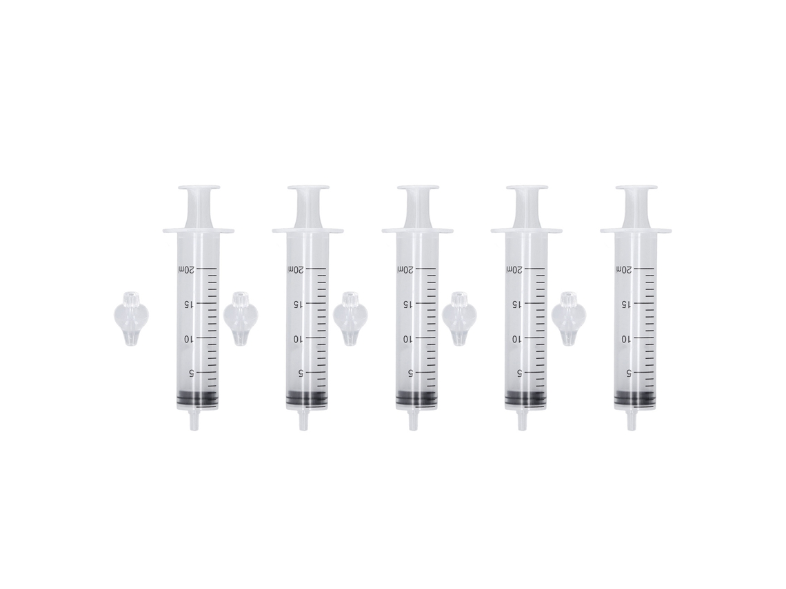 5 Jeringas Irrigadoras Nasales Con Punta De Silicona De 20 Ml, Limpiador Nasal Seguro Para Bebés.