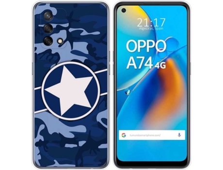 Carcasa Oppo A74 4G TUMUNDOSMARTPHONE Camuflaje 03