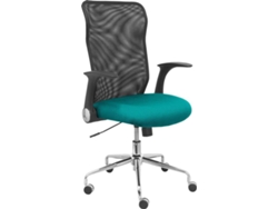 Silla de Escritorio Operativa PIQUERAS Y CRESPO Minaya Verde Claro y Negro (Malla y Tejido)