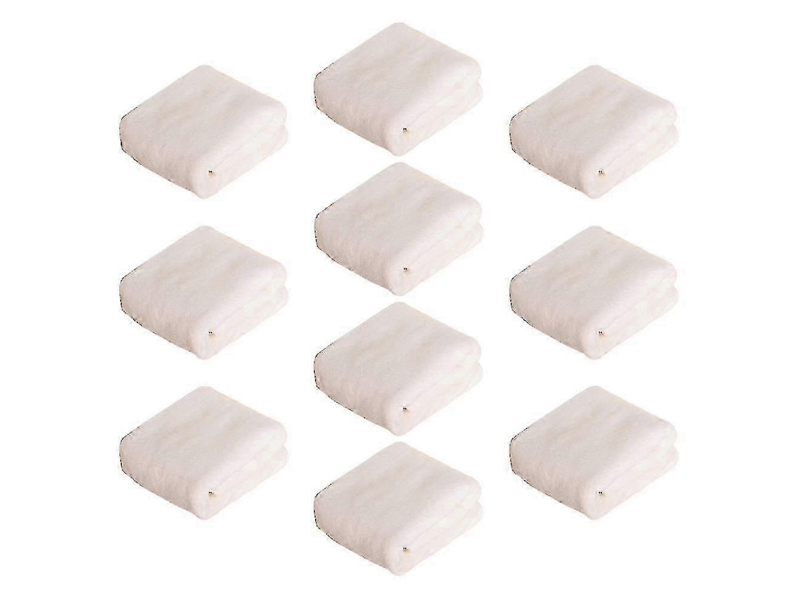 Toallas de peluquería (paquete de 10) de secado rápido para cabello, rostro y manos, color blanco Rosewell