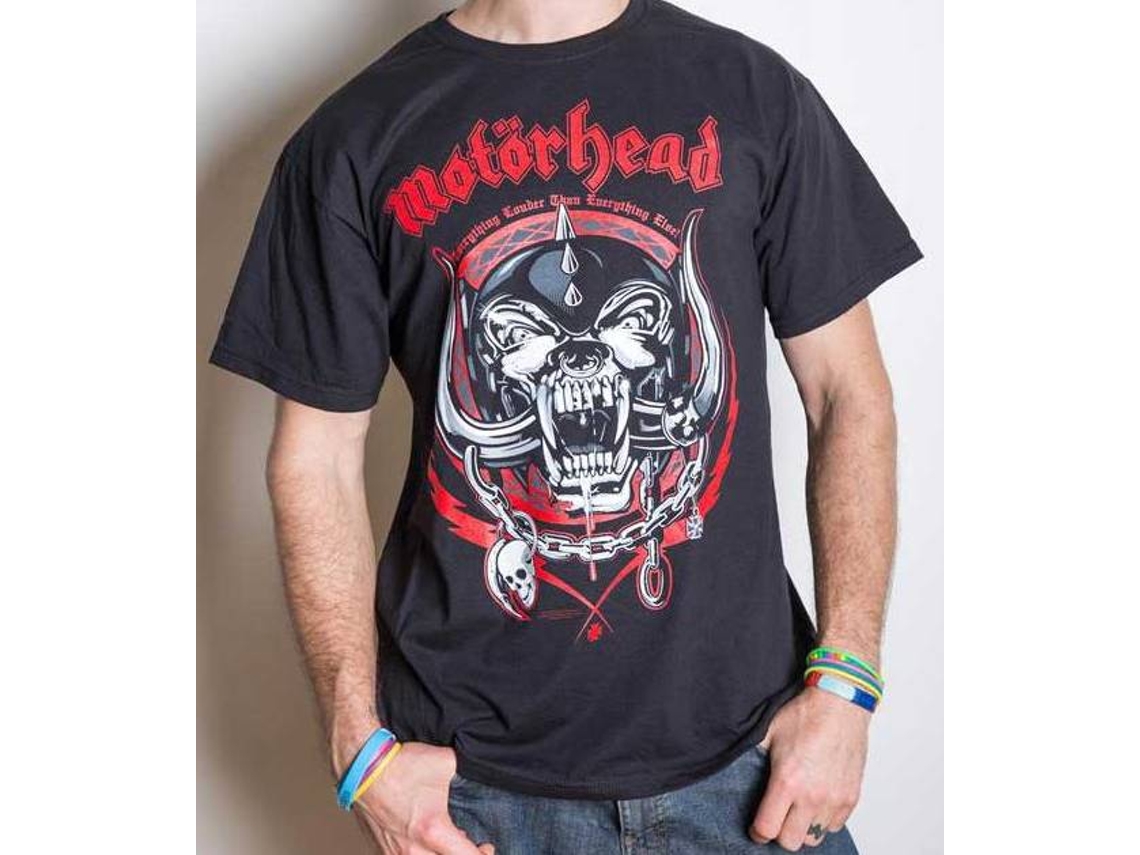 Camiseta ROCK OFF Motörhead - Lightning Wreath Negro (Talla: XXL)
