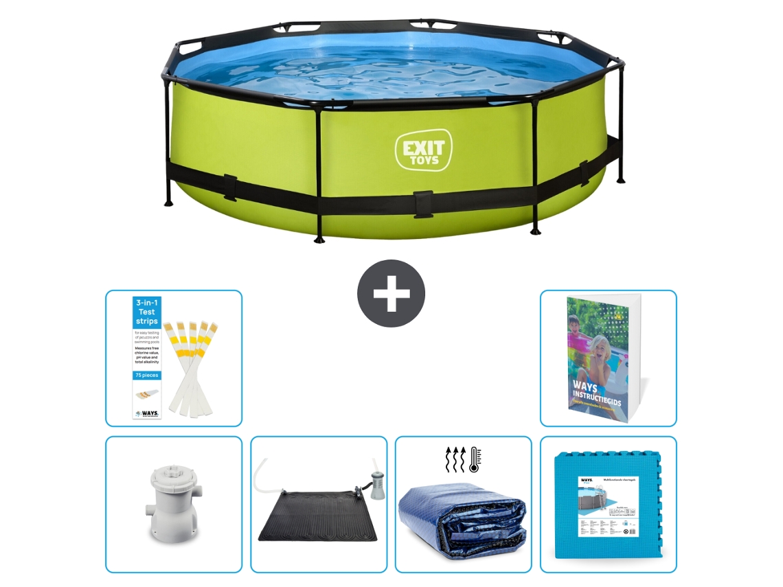 Exit-toys Piscina Exit Redonda - 300x76 Cm - 7-peças S340
