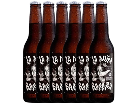 Cerveza BARCELONA BEER La Niña Barbuda Brown Ale 0.33L (6 unidades)