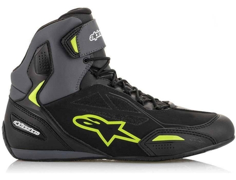 Botas Unisex ALPINESTARS Faster 3 Drystar Negro para Motociclismo (EU 43)