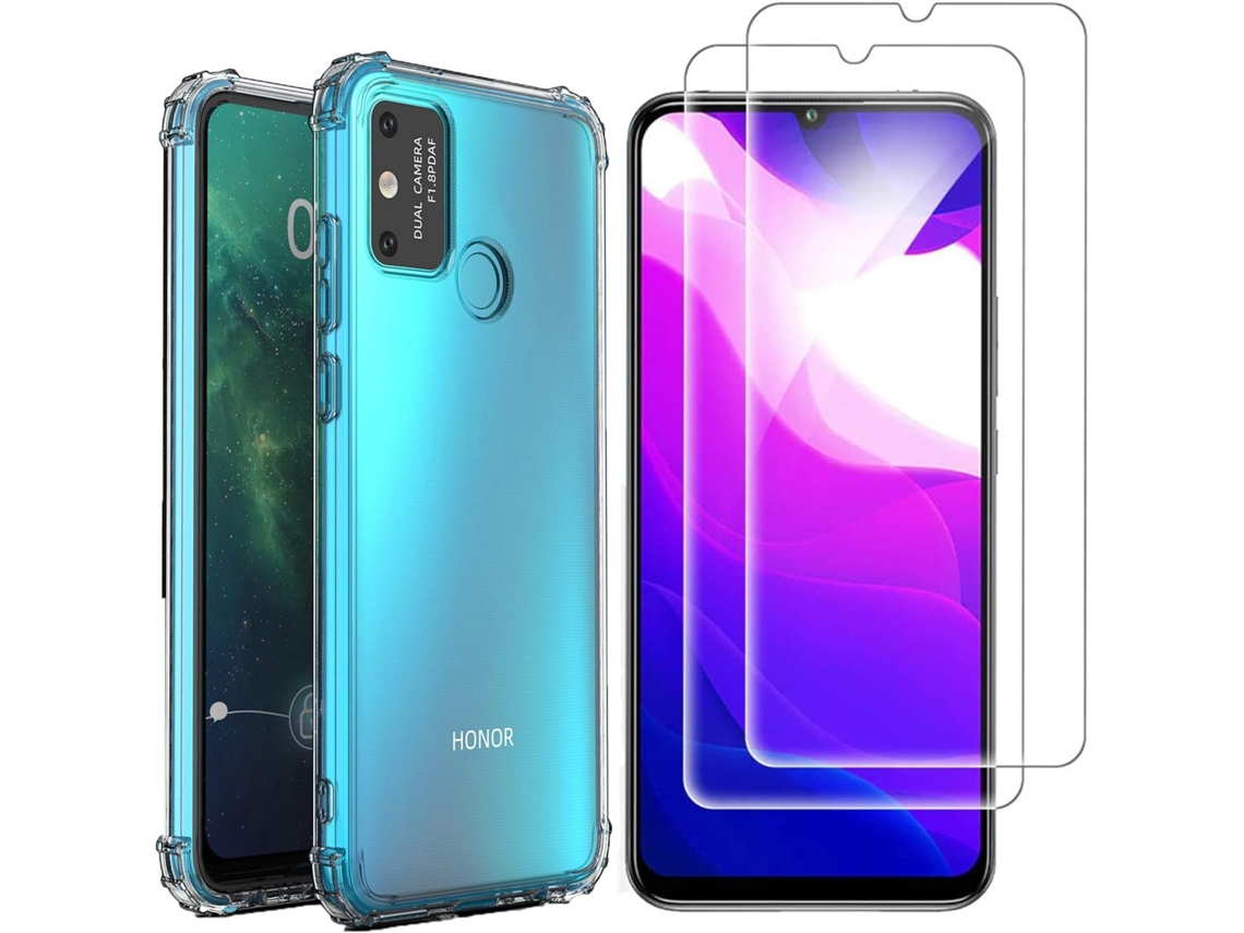 Conjunto de Protectores de Pantalla para Honor 9A HONGWE. Transparente (2un)