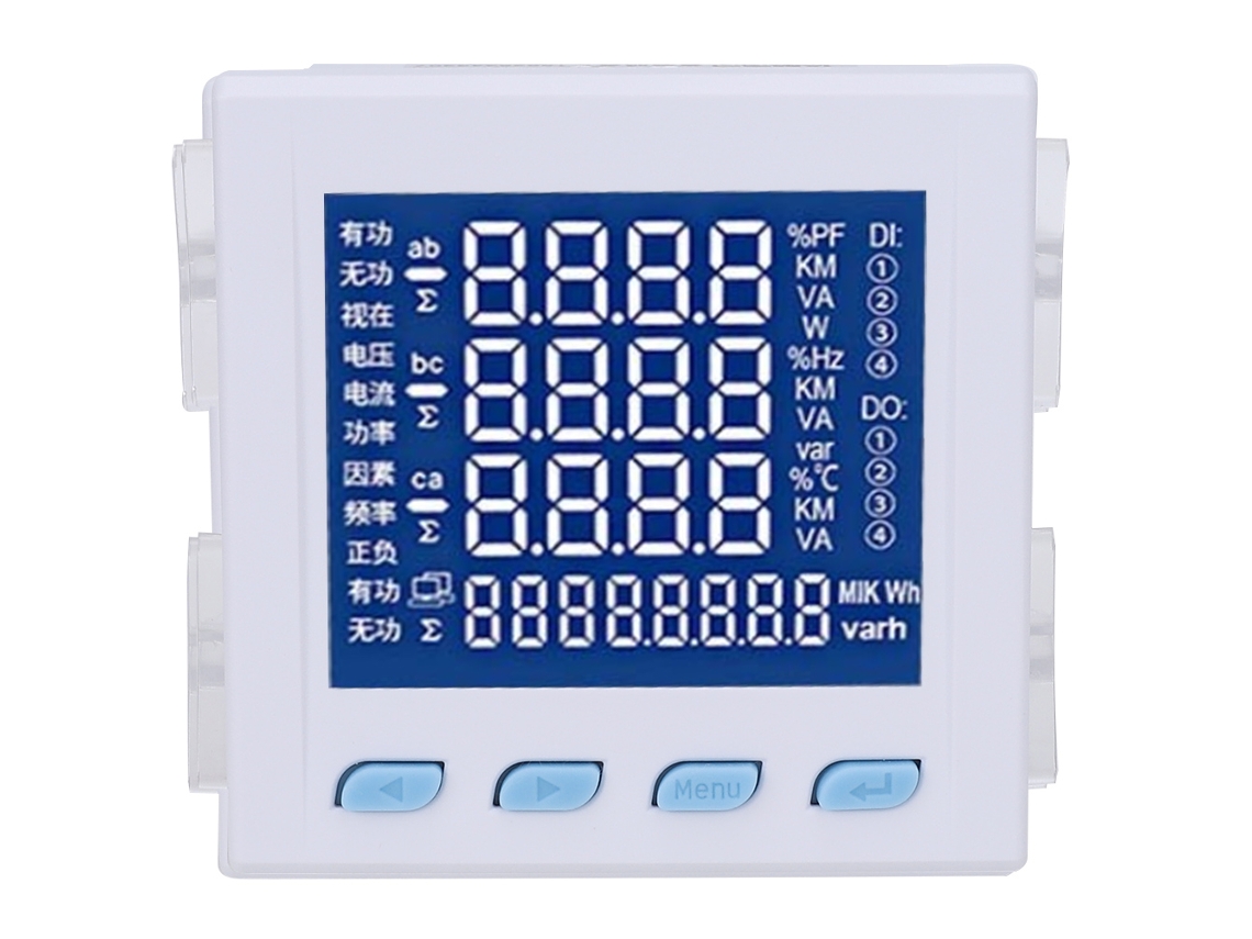Medidor De Energía Digital Led Multifuncional Con Comunicación Rs485