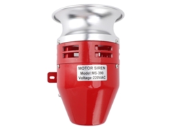 Sirena eléctrica de 125 dB con motor de zumbador, AC220V 1.0A