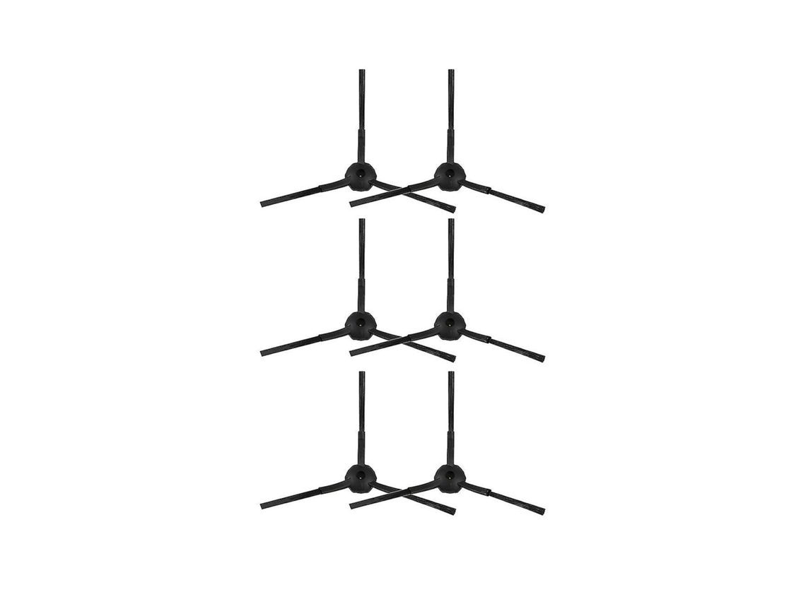 3 pares de cepillos laterales de 3 brazos para aspiradoras robot Ecovacs