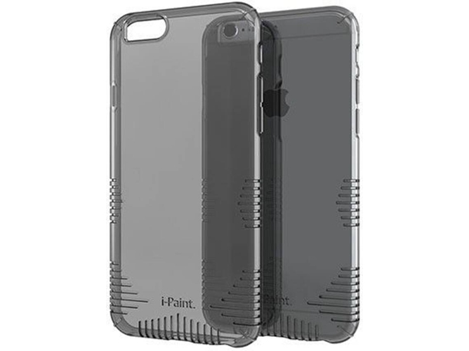 Funda iPhone 6 Plus, 6s Plus, 7 Plus, 8 Plus I-PAINT Grip Smoke Gris