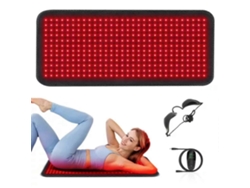 Colchoneta de terapia de luz roja LED infrarroja para el alivio del dolor muscular en la espalda y el cuerpo (au).