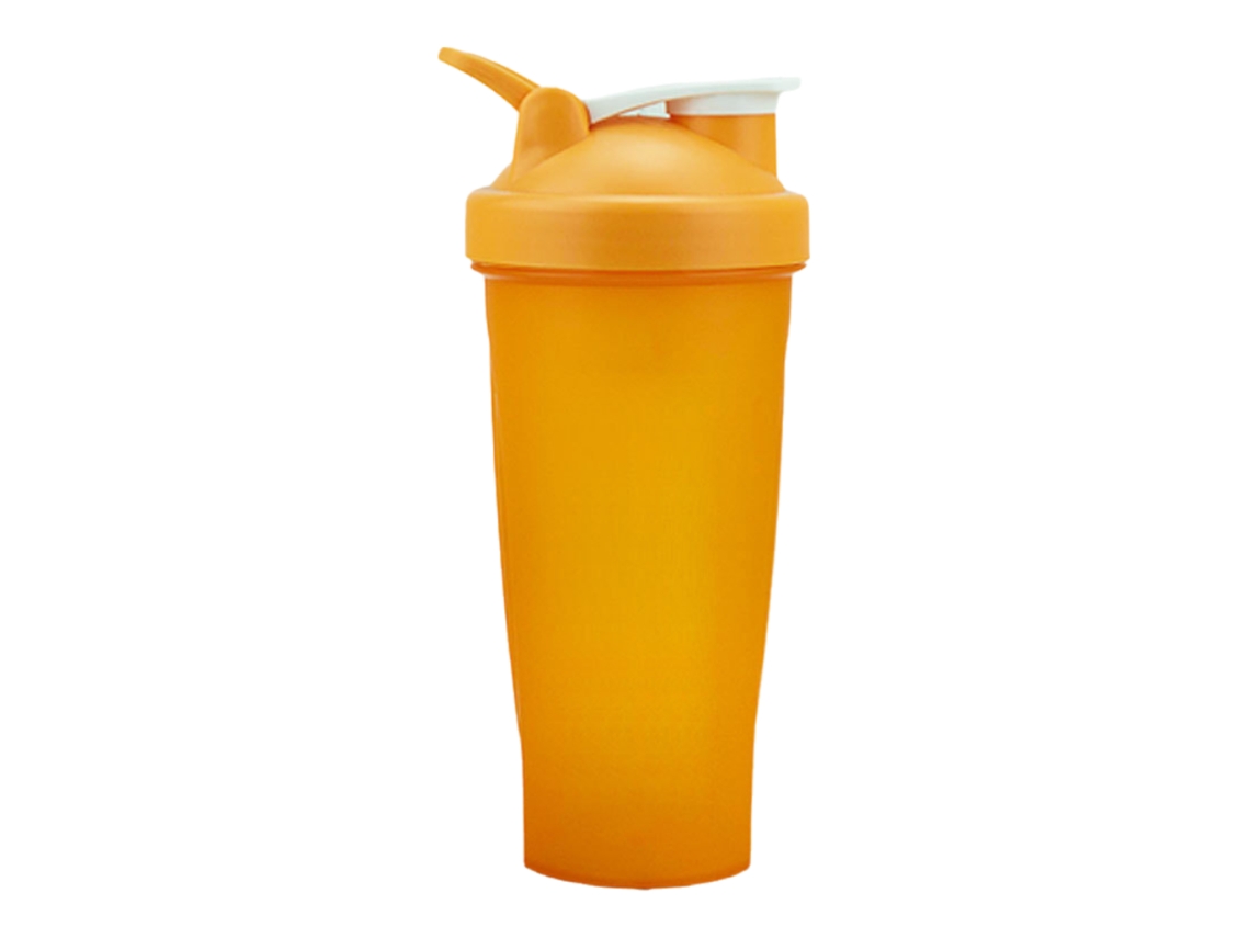 Botella mezcladora de proteínas de 600 ml, vaso medidor, botella portátil para granizados de fitness