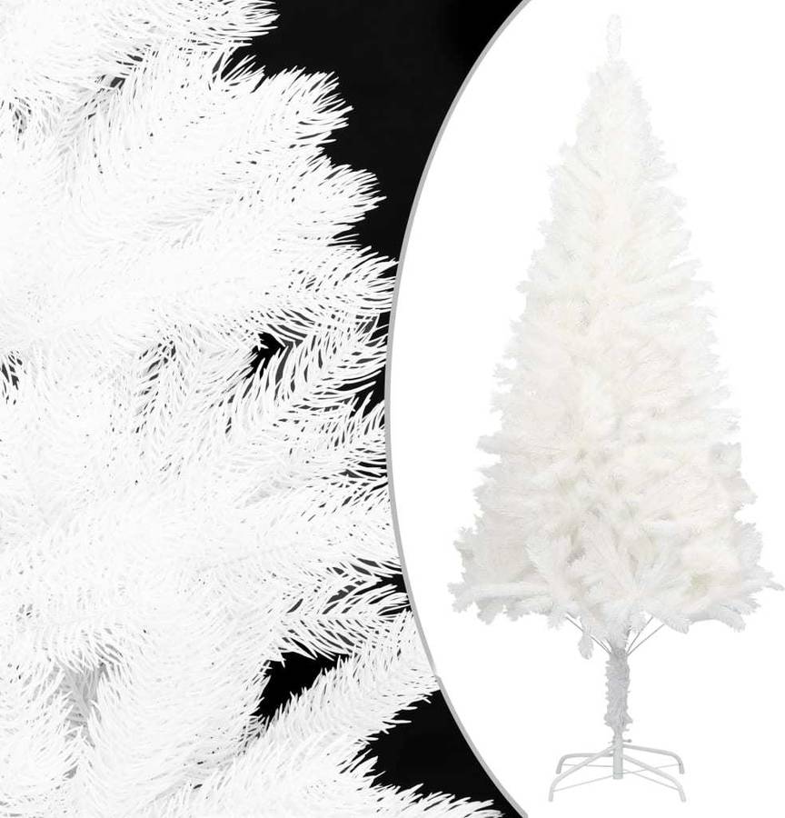 Árbol de Navidad VIDAXL (PE - Blanco - 210 cm)