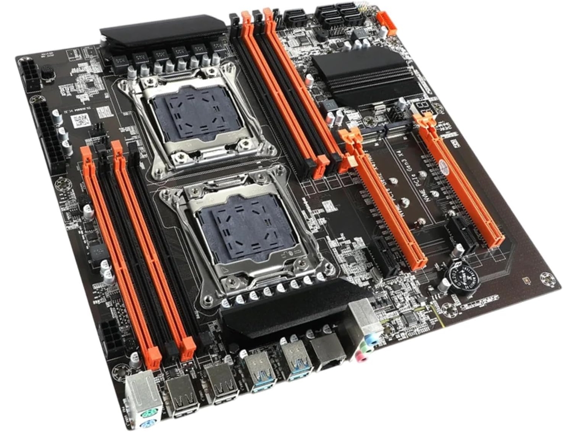 Placa Base Para Ordenador De Juegos Pc Con Cpu De 256 Gb, X99 Dual