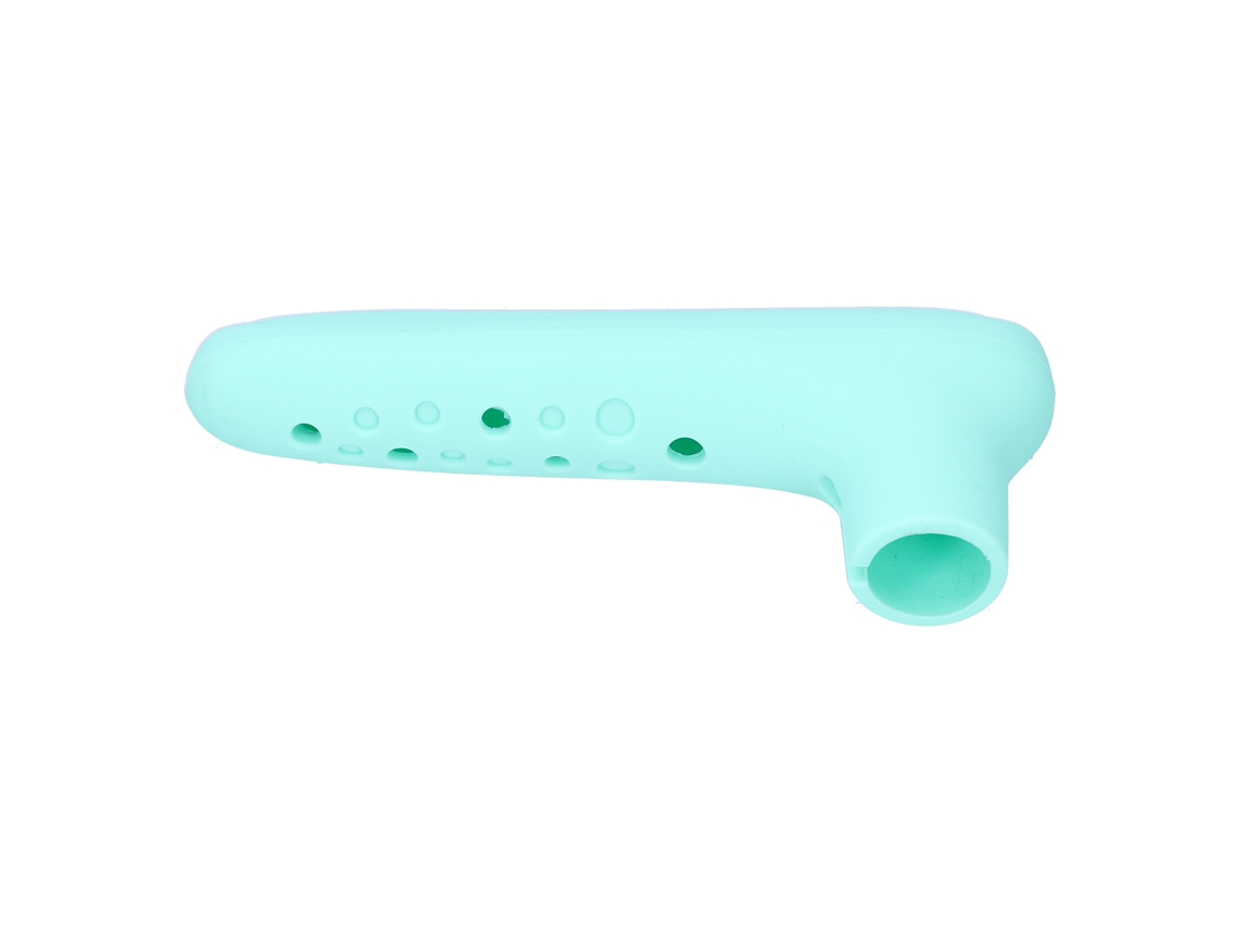 Protector de manija de puerta de silicona antichoque y antiestático para mayor seguridad.